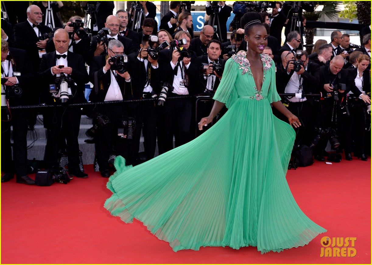 Lupita Nyong'o Twirls Around the Red Carpet at Cannes 2015 Opening