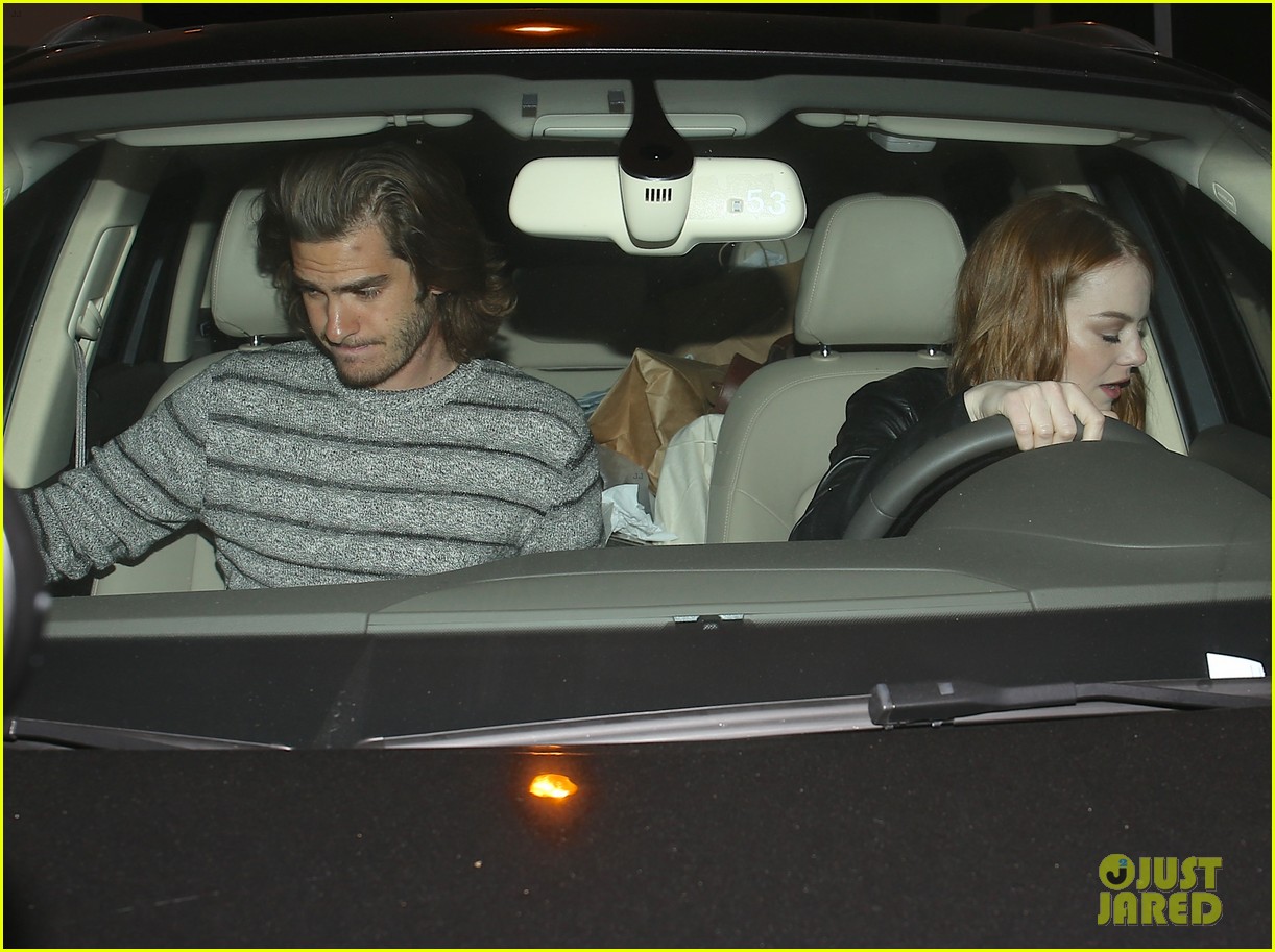 emma stone andrew garfield have a concert date night 133380213