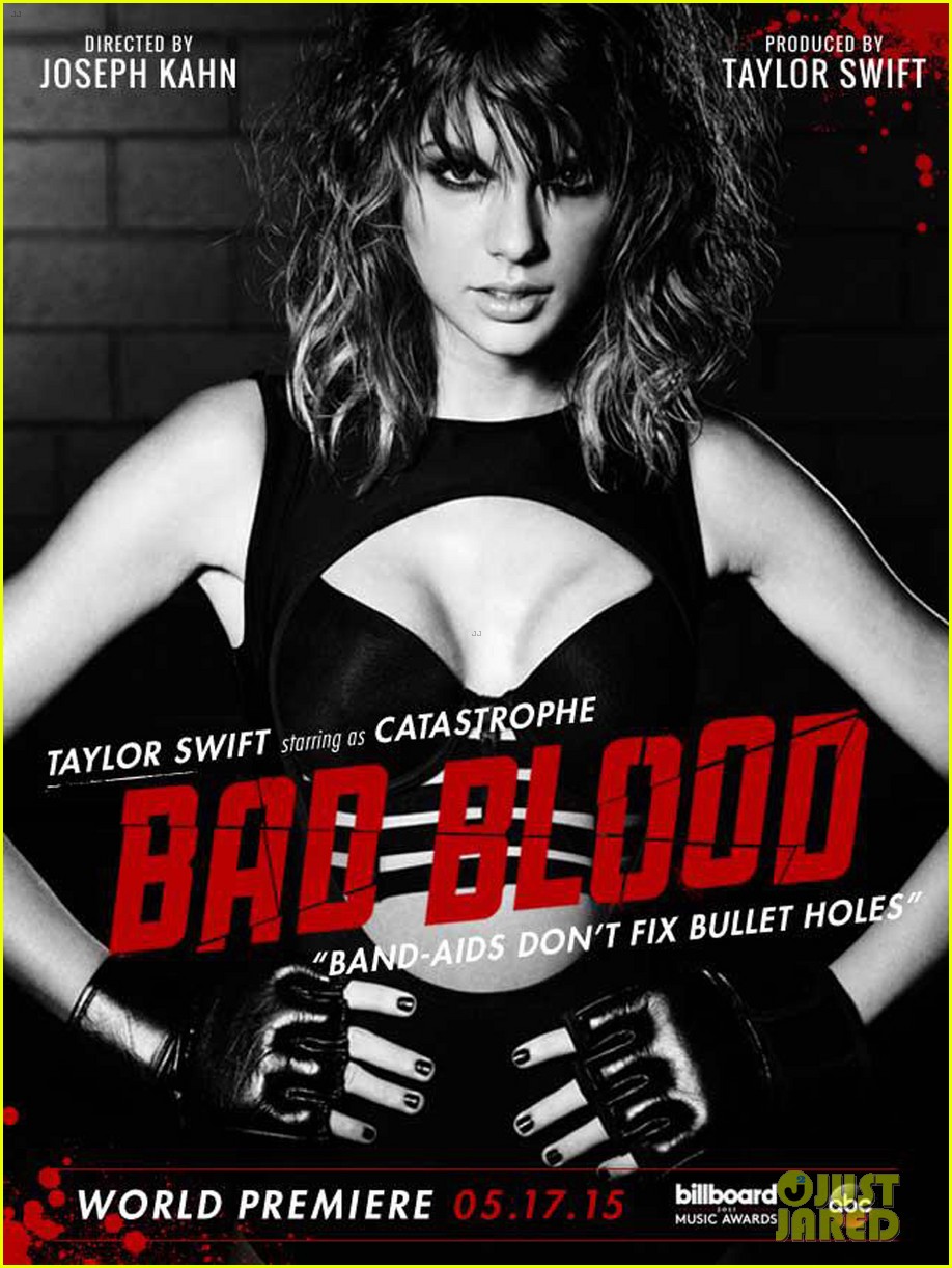 taylor swift hints at karlie kloss battle in bad blood video 01