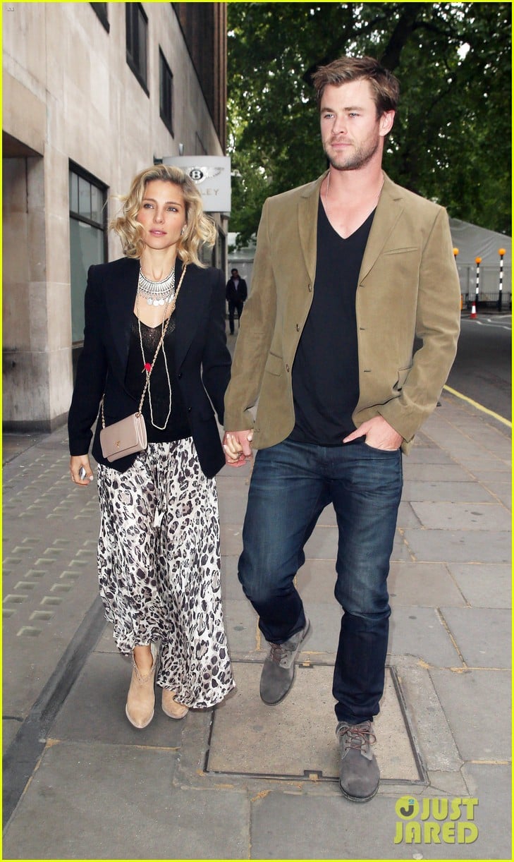 Chris Hemsworth & Elsa Pataky Make it a Double Date in London With John