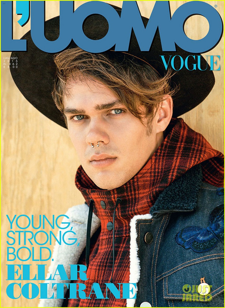 ellar coltrane shows off nose ring on luomo vogue cover 01