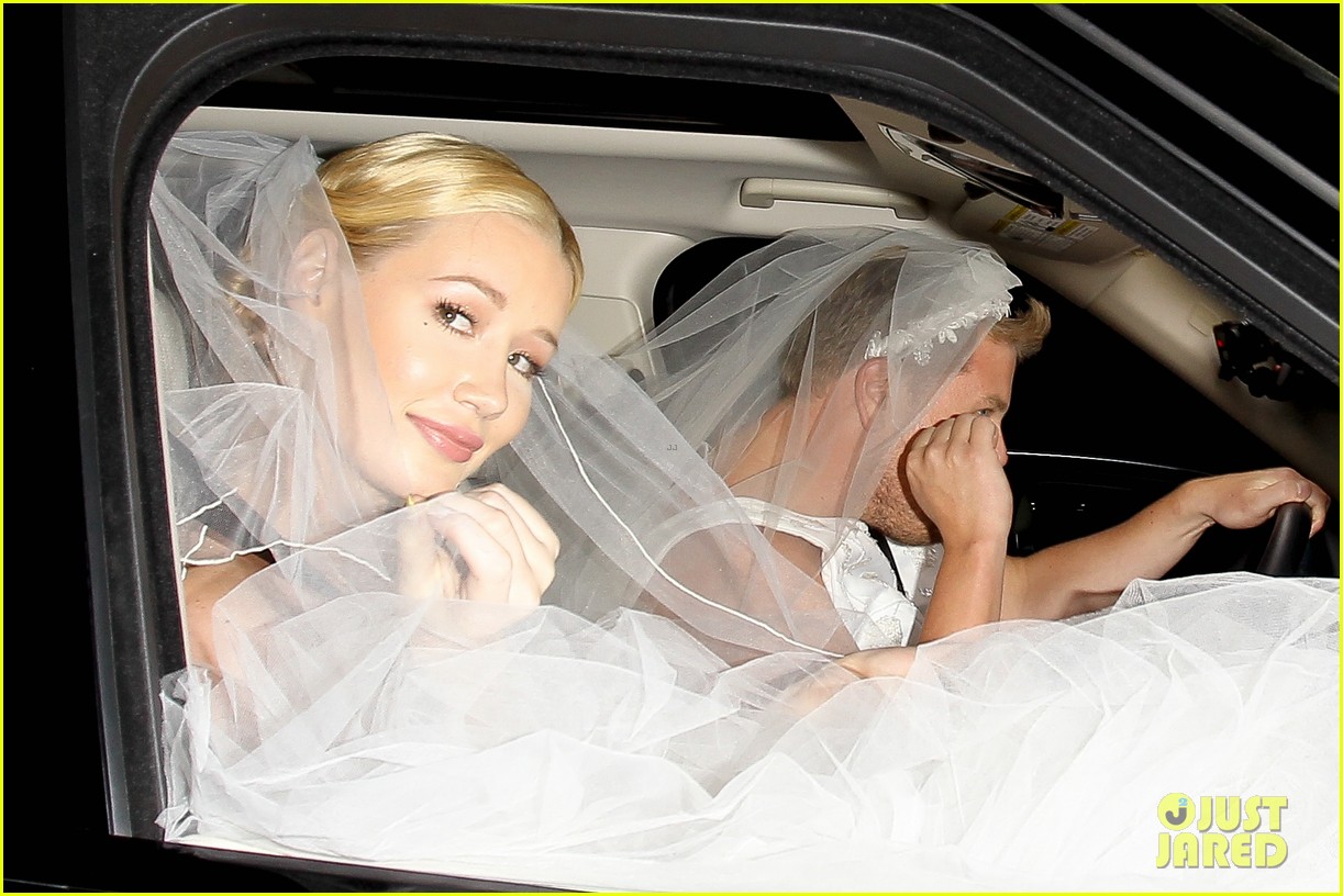 iggy azalea james corden filming wedding dress 153396926