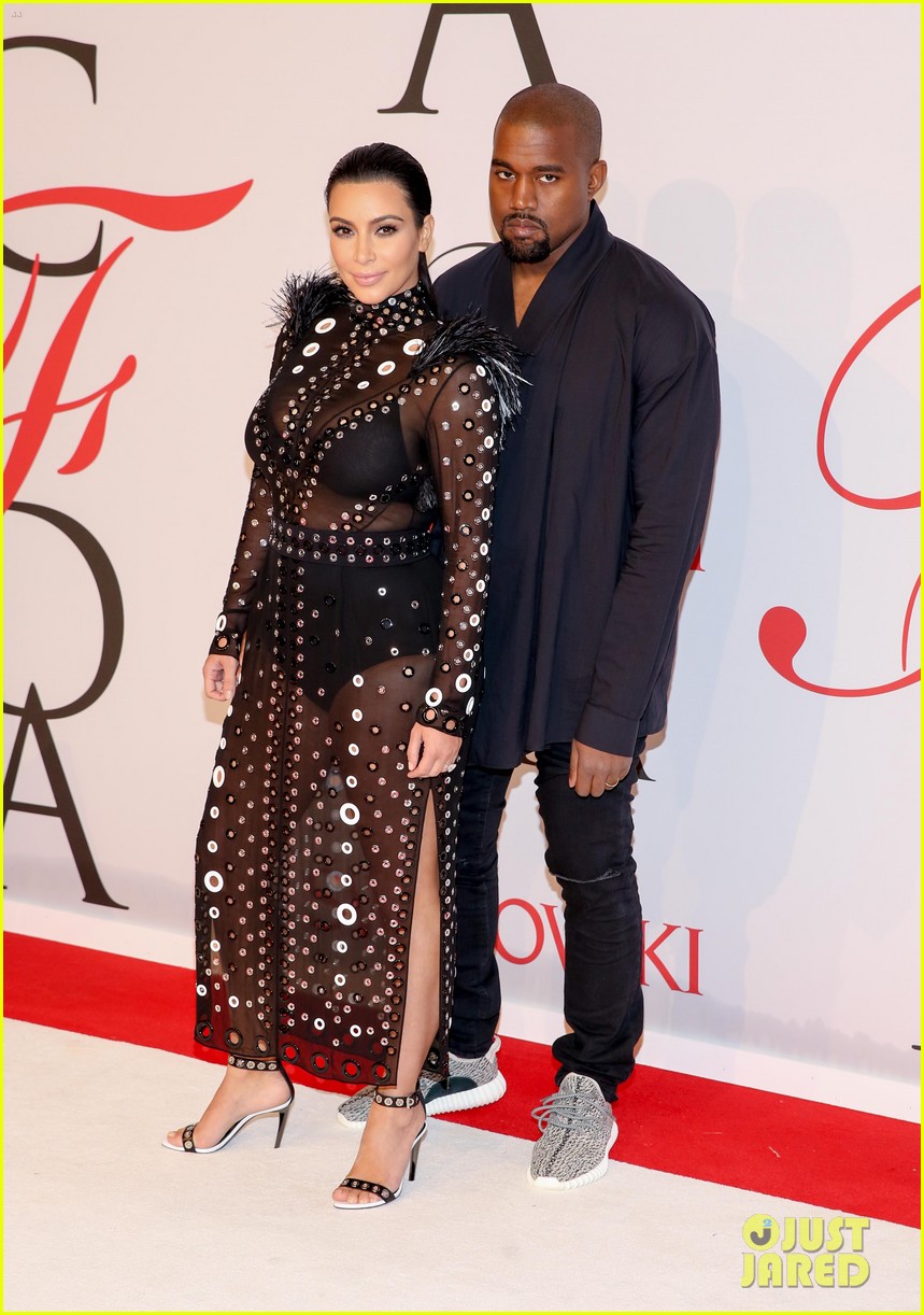 Kim Kardashian's CFDA Dress Caught on Fire Last Night Pharrell Saved