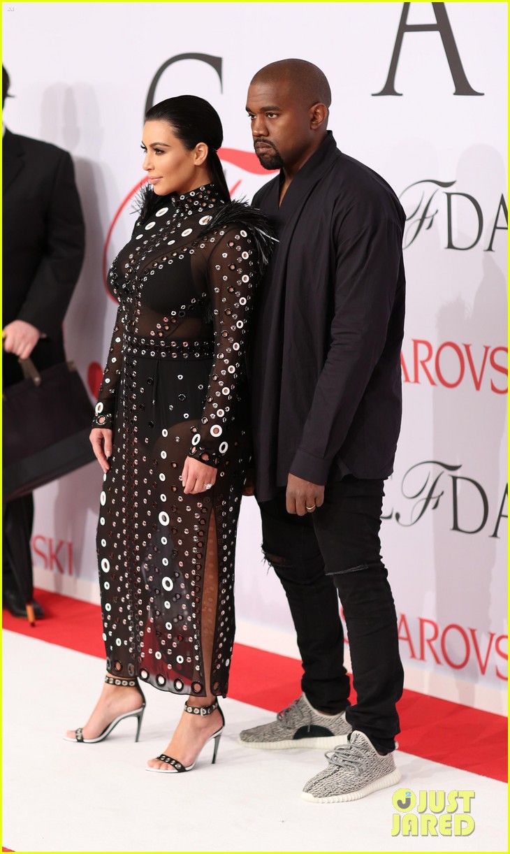 Kim Kardashian's CFDA Dress Caught on Fire Last Night Pharrell Saved