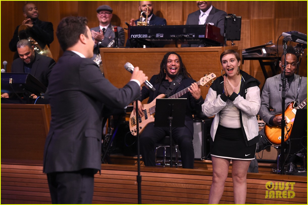 Lena Dunham & Jimmy Fallon Lip Sync Battle Watch Now! Photo 3393120