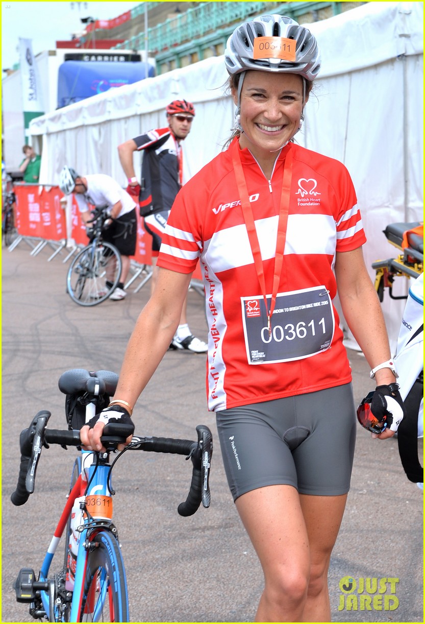 pippa middleton does a charity bike ride with brother james 103398794