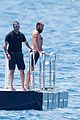 sting does shirtless stretches in cannes 19