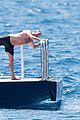 sting does shirtless stretches in cannes 20