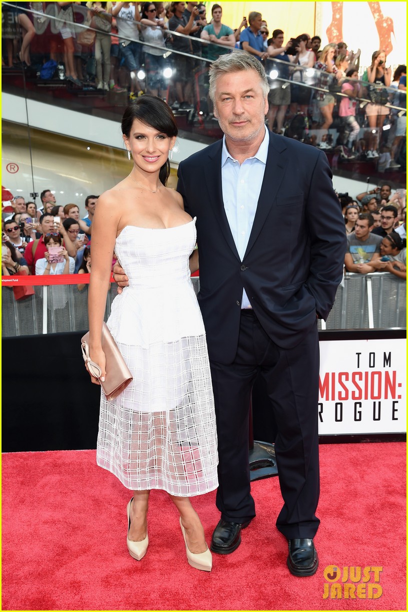 Alec Baldwin Imitates Daughter Ireland's Model Poses at 'Mission(02)