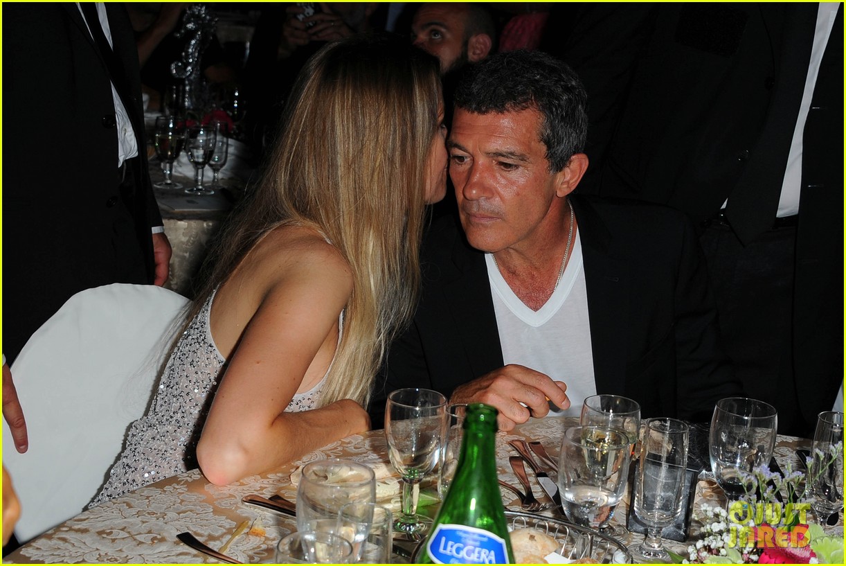 antonio banderas goes shirtless in ischia with his girlfriend 133417898
