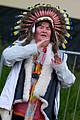 susan boyle wears native american headdress at music festival 01