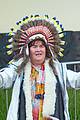 susan boyle wears native american headdress at music festival 03