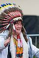 susan boyle wears native american headdress at music festival 06