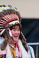 susan boyle wears native american headdress at music festival 07