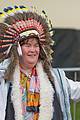 susan boyle wears native american headdress at music festival 08