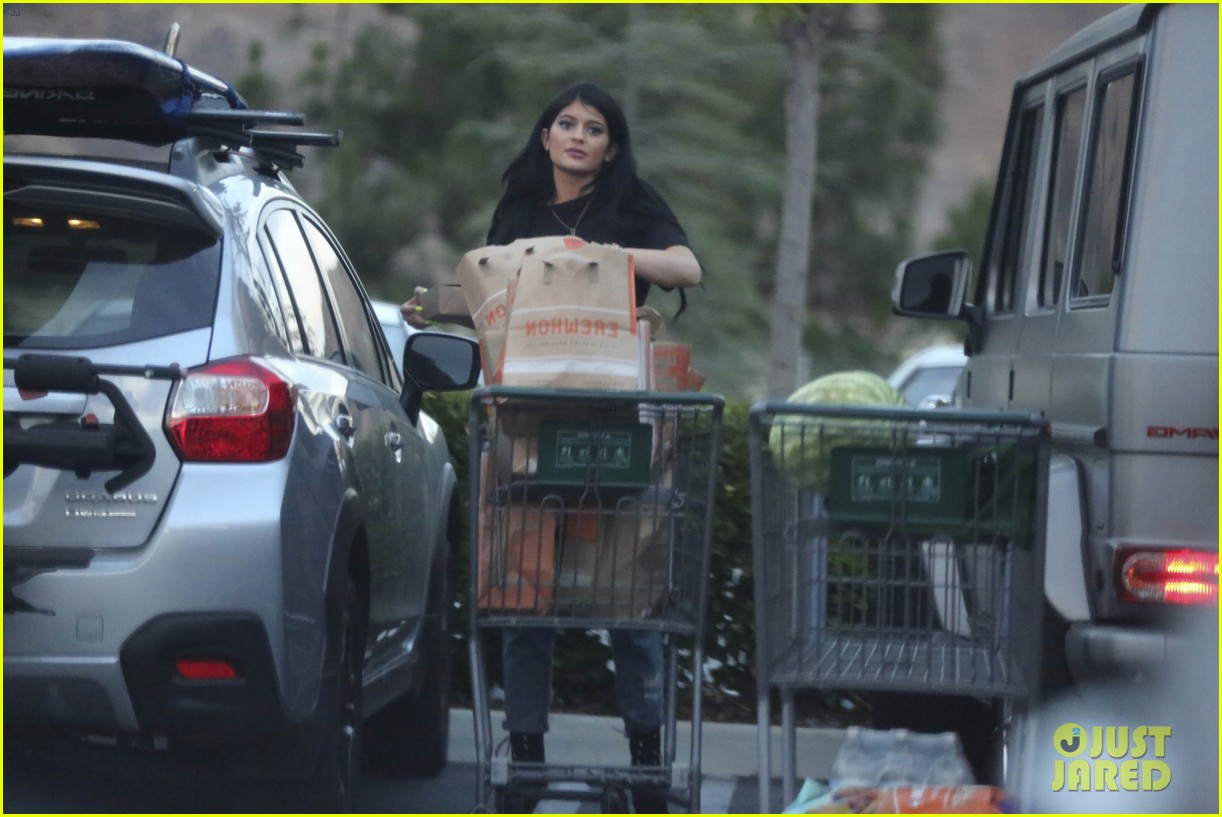 Kylie Jenner & Tyga Grab Groceries for Fourth of July Weekend Photo(02)