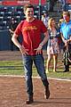michael buble throws out first pitch with cutie son noah 06