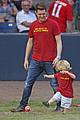 michael buble throws out first pitch with cutie son noah 15