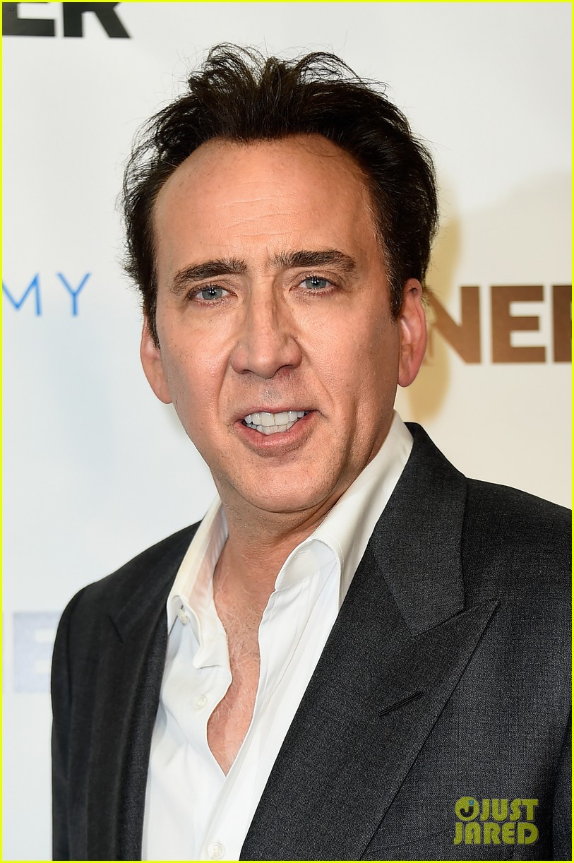 nicolas cage is joined by son weston at the runner premiere 043431684