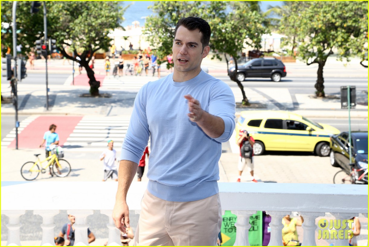 henry cavill armie hammer pose by the beach in rio 123444754