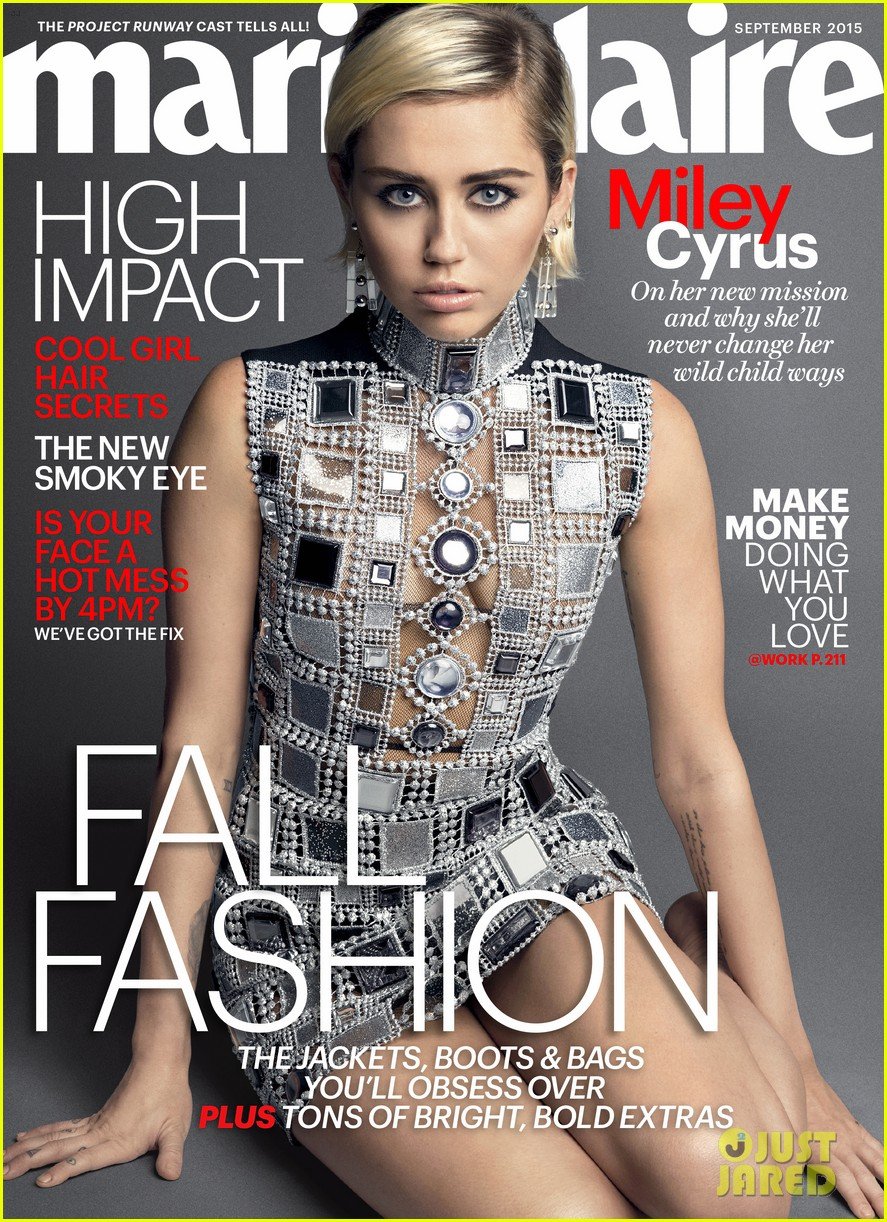 miley cryus tells marie claire she doesnt want to be a conventional role model 033434486