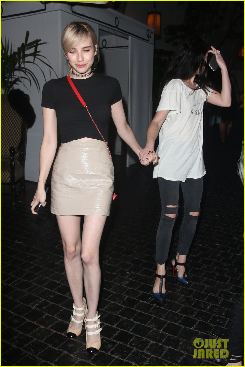 emma roberts hilary duff chateau dinner night out 213434112