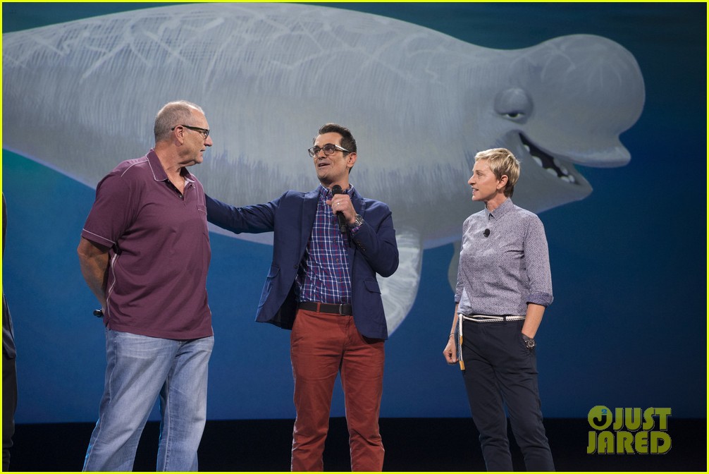 finding dory plot cast first pic d23 expo 02