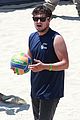 josh hutcherson shows off his skills at celebrity charity volleyball match 07