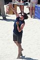 josh hutcherson shows off his skills at celebrity charity volleyball match 12