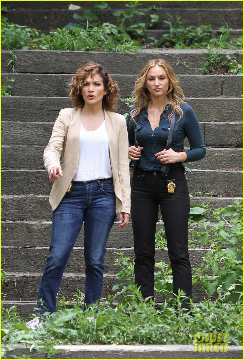 Jennifer Lopez Arrests Someone for 'Shades of Blue' Filming Photo
