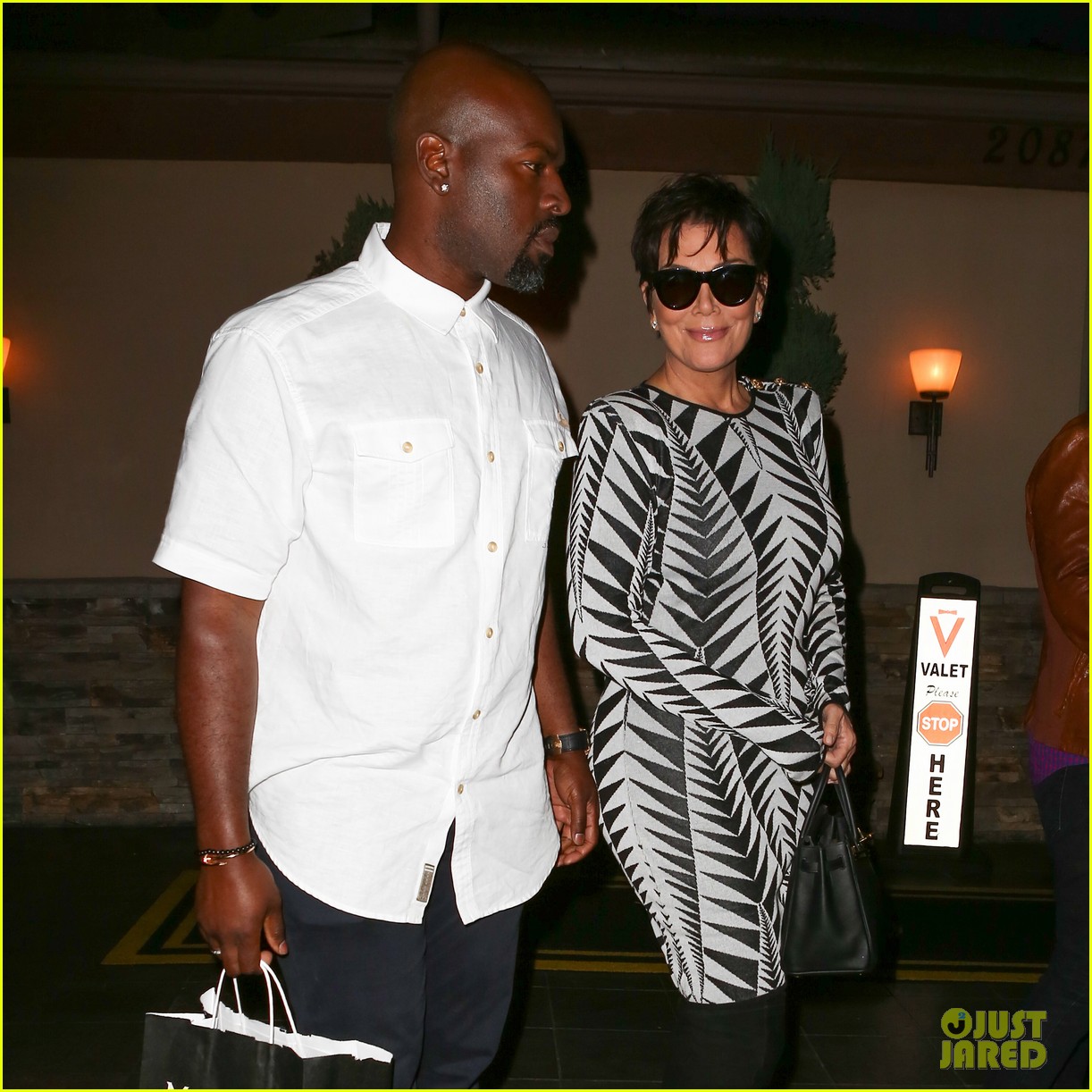 Kris Jenner Dines With Boyfriend Corey Gamble After Reuniting With