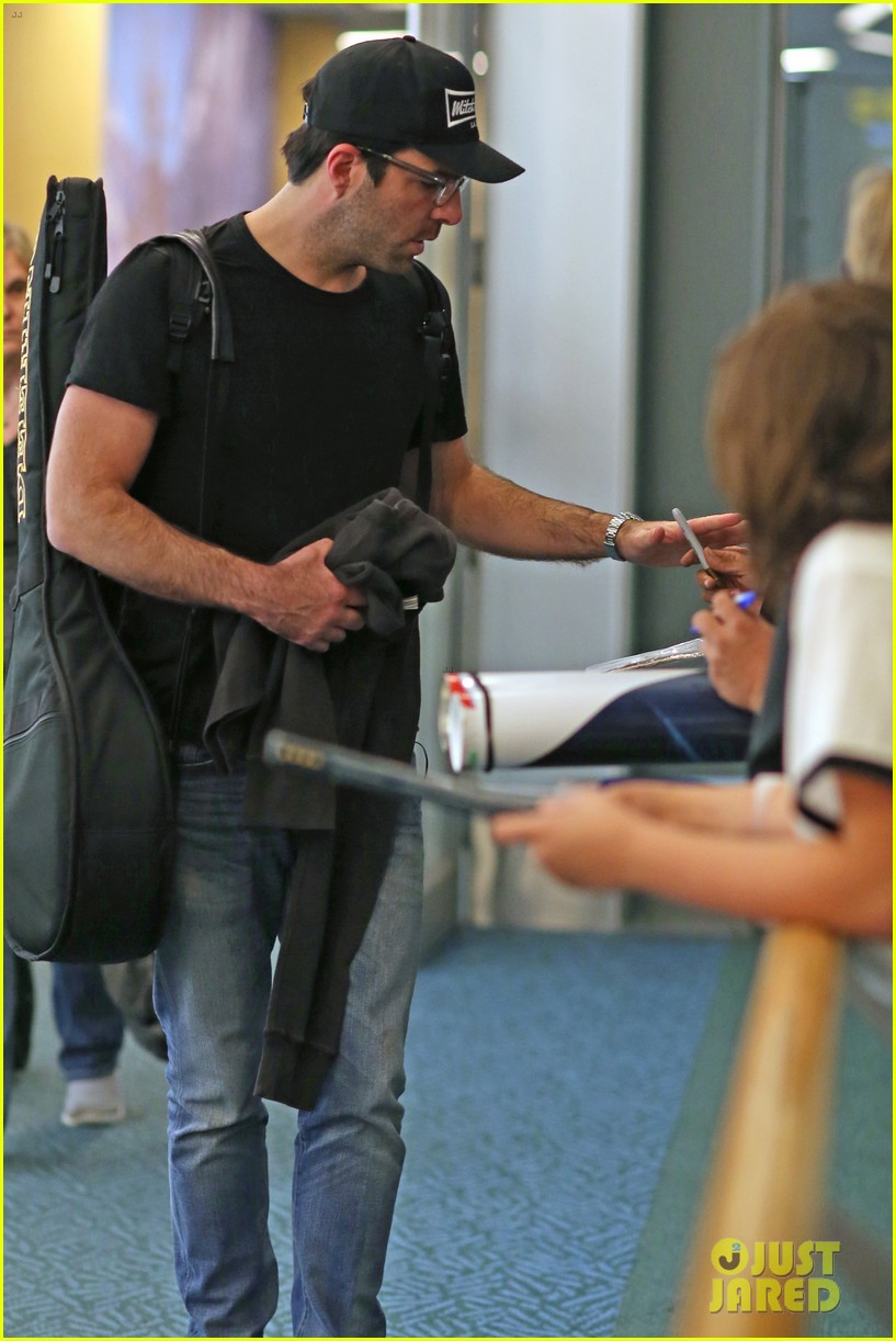 Zachary Quinto & Boyfriend Miles McMillan Celebrate Madonna’s Birthday