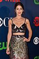 emmy rossum damian lewis lizzy caplan heat up the cbs tca party 05