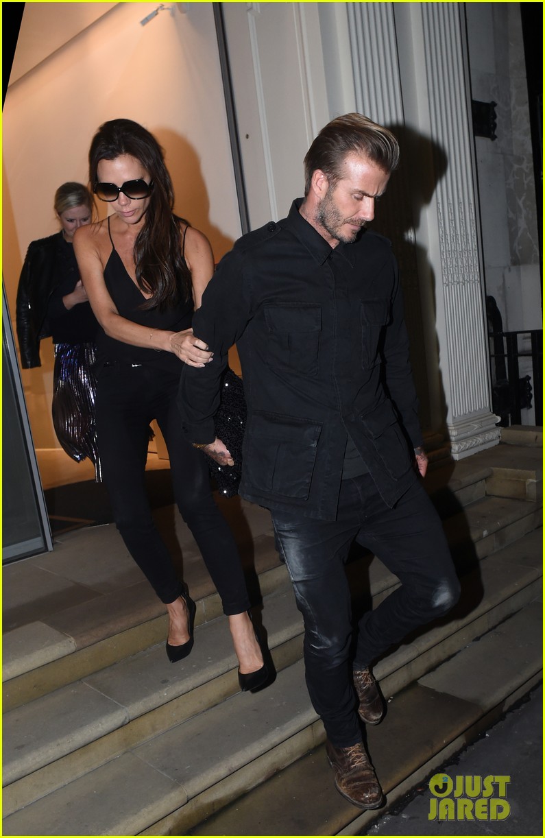 david beckham supports victoria at london store event 203469046