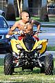 chris brown goes shirtless for new music video shoot 16