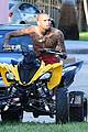 chris brown goes shirtless for new music video shoot 24