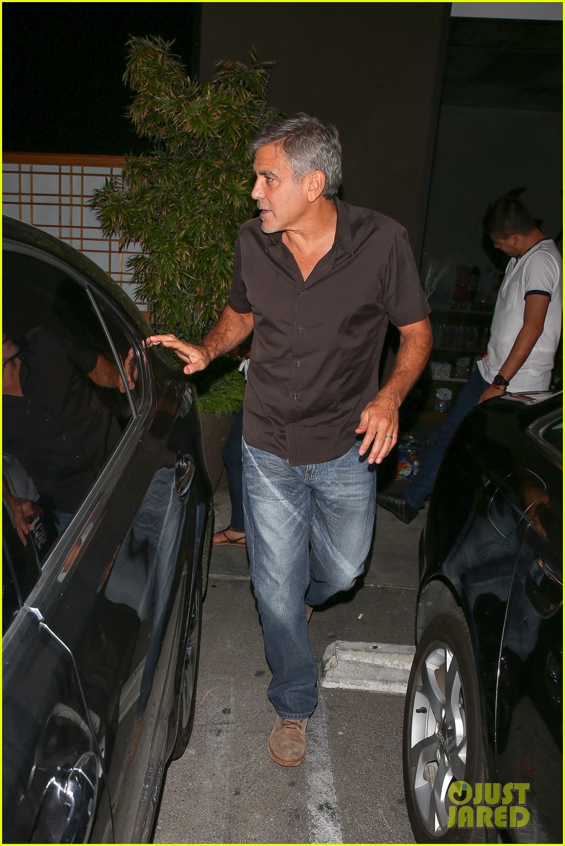 george clooney amal step out before first anniversary 133471528