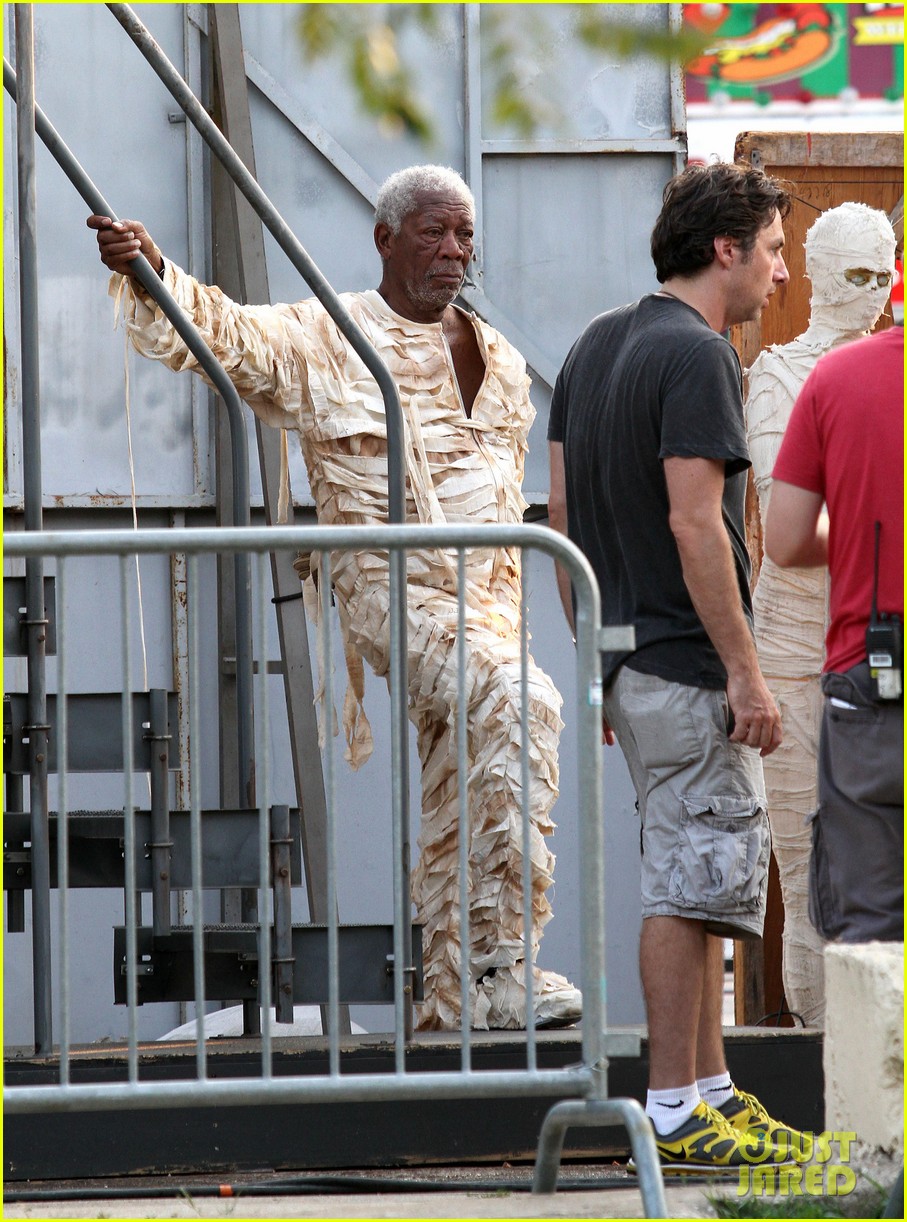 morgan freeman dressed as a mummy will make your day 033451387