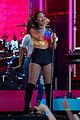 demi lovato performs cool for the summer neon lights on jimmy kimmel live 02