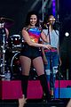 demi lovato performs cool for the summer neon lights on jimmy kimmel live 08
