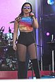 demi lovato performs cool for the summer neon lights on jimmy kimmel live 22