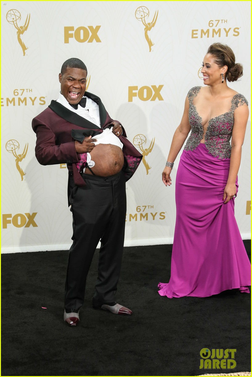 tracy morgan brought his wife daughter to emmys 2015 023467606