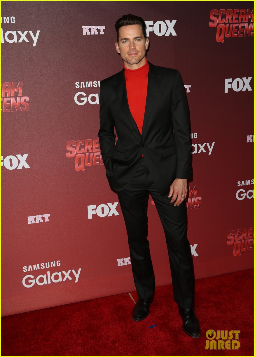 Matt Bomer & Nick Jonas Both Rock BlazerSweater Combos at 'Scream