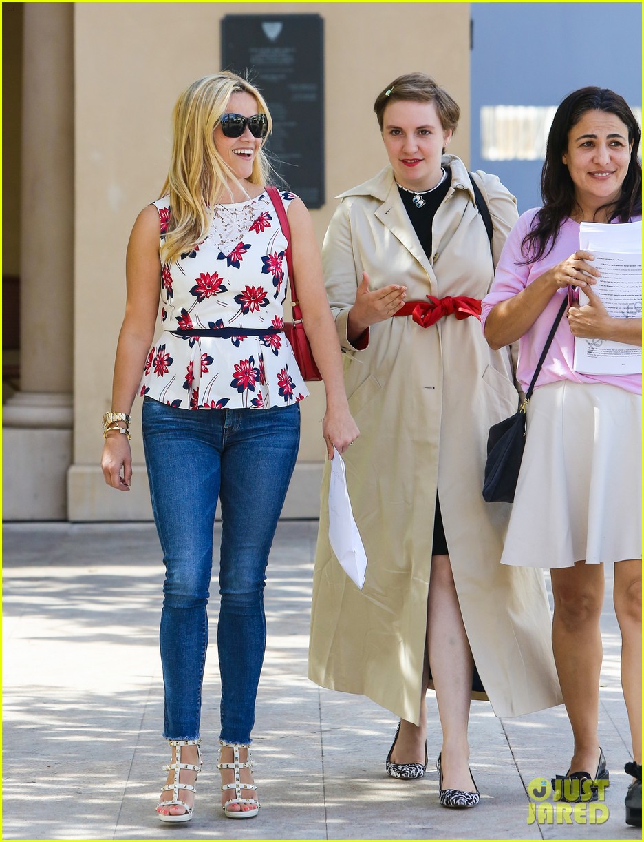 reese witherspoon takes a business lunch with lena dunham 223450678