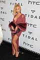 beyonce flaunts cleavage in sexy dress at tidal concert 33