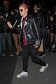 jared leto gives thumbs up for paris fashion week party 15