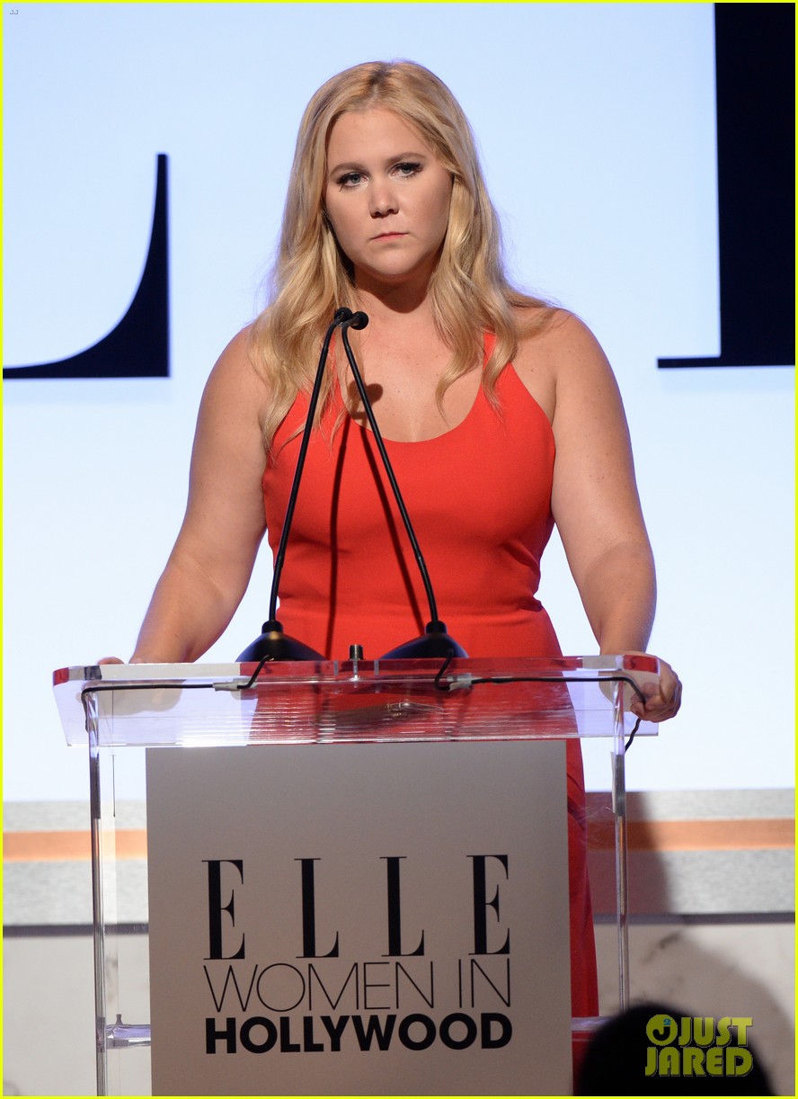 Amy Schumer Gives Hilarious Speech At Elle's Women in Hollywood Awards