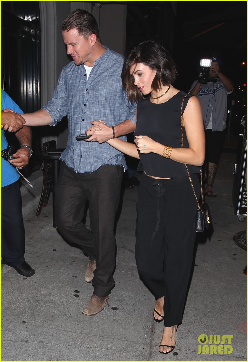 Channing Tatum & Jenna Dewan Have a Date Night at Craig's! Photo