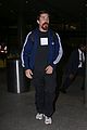 christian bale lands at lax airport 07