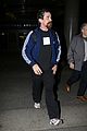 christian bale lands at lax airport 14